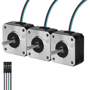Nema 17 Stepper Motor 2000steps/rev 760mNm(107.62oz.in) High Torque Bipolar 2.1A/2.73V/1.8Ω Low Impedance 42 Motors 1.8 Deg 2 Phase 4 Lead for 3D Printer CNC Milling Machine, 59MM/2.33inch in Kuwait