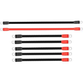 Golf Cart Battery Cable Wiring Kit for Club Car DS & Precedent 1994 Up 48 Volt 36 Volt, 7 PC 4 Gauge AC/DC Wire Golf Cart Heavy Duty Battery Cable Set