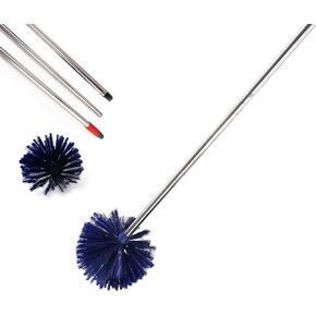 Cobweb Duster, MEIBEI Removable and Washable Ceiling Fan Duster with Long Handle-72.1", Non-Scratch Bristles Cobweb Brush for Cleaning High Ceiling, Book Shelve, Curtain Rod