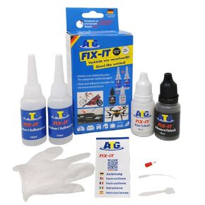 ATG 2X Super Glue Extra Strong - 2 Component Super Adhesive for Plastic Metal Glass Wood -Strong bonding Long Lasting - Instant Sticky with 2X granules - Industrial Strongest Glue