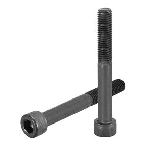 uxcell Hex Socket Bolts (M3-0.5x45), Grade 12.9 Carbon Steel Hex Socket Drive Screws, Black, 30 Pcs