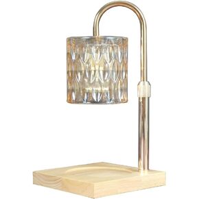 مصباح توينكل ستار لتدفئة الشموع مع مؤقت، تحكم في الارتفاع والسطوع قابل للتعديل - متوافق مع معظم الشموع، مصباح خافت للشموع مع 3 لمبات، سخان شموع معطرة - ذهبي ميدالية in Kuwait