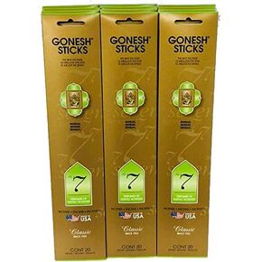Gonesh Incense Sticks #7 Perfumes of Earthly Wonders Lot of 12