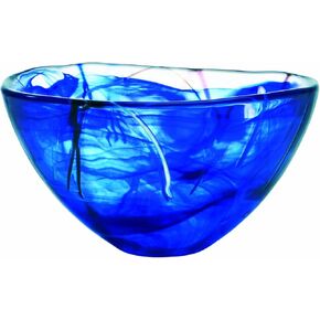 Kosta Boda Contrast Bowl, Blue, Medium