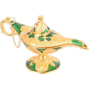 Aladdin's Lamp Wishing Lamp Party Decoration Lamp Decor for Home Vintage Lamp Decor Lamp Model Decors Wishing Lamp Model Decoration Home Desktop Adornment Wishing Light Decoration