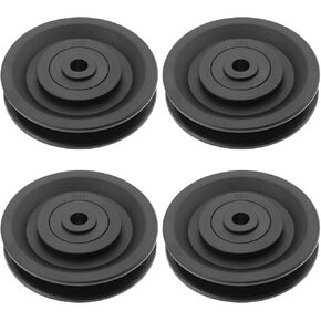 ECSiNG 4X 90mm Gym Pulley Wheel Bearing Pulleys for Gym Fitness Equipment Cable Machine Wearproof Spare Part and DIY Home Gym Equipment