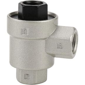 XQ170600 6 mm Aluminum Alloy G1/4 Thread Connector Quick Exhaust Air Flow Control Valve,Flow:>0.9m3/min,Pressure range: 0.12~1Mpa