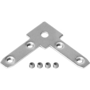 20 حزمة 2020 سلسلة 90 درجة زاوية T صامولة على شكل حرف L داخل موصل اللوحة المسطحة، 3 طرق دعامة زاوية طرفية فولاذية لفتحة T من الألومنيوم، تثبيت القضبان الخطية المخفية على شكل حرف C in Kuwait