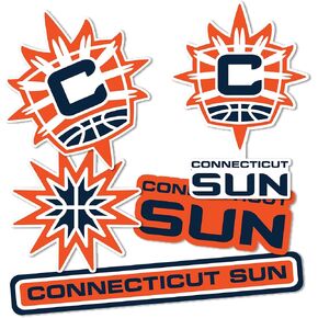 Desert Cactus Connecticut Sun WNBA Women's National Basketball Association Officially Licensed Sticker Vinyl Decal Laptop Water Bottle Car Scrapbook (Type 2)