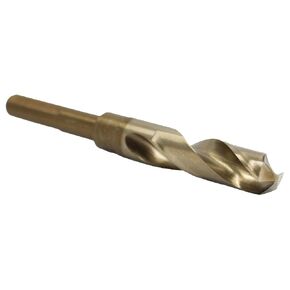 Drill America 17.50mm Reduced Shank Cobalt Drill Bit with 1/2" Shank, D/AMMCO Series