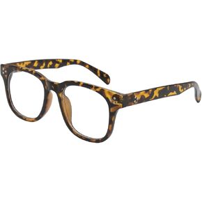 LJCZKA Blue Light Blocking Glasses for Women Men Retro Square Frame Computer Gaming Glasses Anti Eyestrain Eyeglasses
