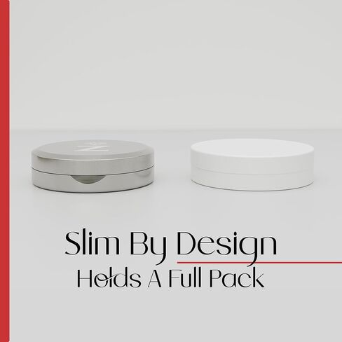 Patrator Zyn Metal Can, Aluminum Zyn Container & Holder, Snus Tin for Zyn Pouches, with Deluxe Gift Box for Him/Men/Husband/Boyfriend (Gold) in Saudi Arabia