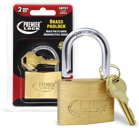 SBP06 Solid Brass Padlocks, 1-1/2-Inch, 1-Pack in Saudi Arabia