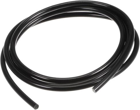 High-Performance Urethane Round Belting - [3.3ft(1m) Length x 5mm Diameter] PU Transmission Belt Polyurethane Belt for Drive Transmission Use, Black in Saudi Arabia