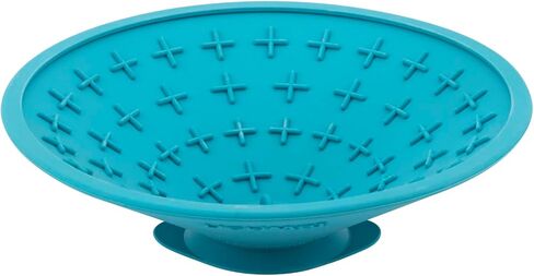 LickiMat Splash, Dog Slow Feeder Bowl Lick Mat, Boredom Anxiety Reducer, Sticks to Smooth Surface; Perfect for Food, Treats, Yogurt, or Peanut Butter. Fun Alternative to a Slow Feed Dog Bowl in Kuwait
