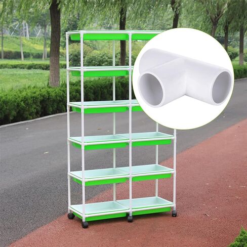 16 قطعة محول تركيب الأنابيب البلاستيكية مقاس 1 بوصة، موصل تجهيزات الأنابيب البلاستيكية ثلاثي الاتجاهات (المقبس × مقبس المقبس) تركيب الأثاث بدرجة SCH40 مناسب للاستخدام المنزلي أو الصناعي، أبيض in Kuwait