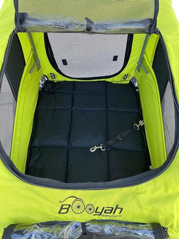 Booyah Extra Large Pet Bike Trailer Dog Stroller & Jogger with Shocks Non Tipping.(Orange) in Kuwait