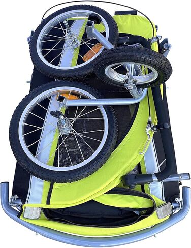 Booyah Extra Large Pet Bike Trailer Dog Stroller & Jogger with Shocks Non Tipping.(Orange) in Kuwait