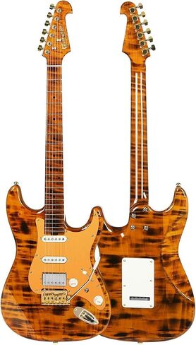 Elem Electric Guitar Kit 39 Inch Full Size,6 Extra String, Picks, Gig Bag, Shoulder Strap, Cable D-300 in Saudi Arabia