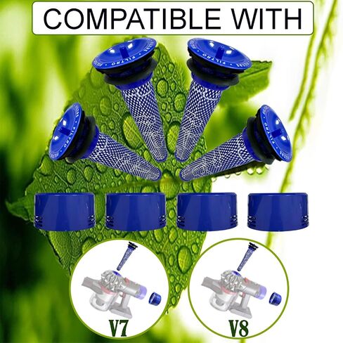 4Pack Pre Filter Replacement Compatible with Dyson Cordless V6 V7 V8 DC59 DC58 Vacuum Cleaners- Replaces Part for Dyson in Saudi Arabia