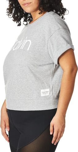 Calvin Klein Performance Women's Calvin Logo Short Sleeve Crew Neck Pullover in Saudi Arabia