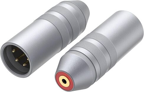 Geekria XLR 4Pin to 4.4mm Balanced Plug Adapter, Aluminum Alloy Pure Copper Conversion Audio Plug, Compatible with Players, Amplifiers, Microphones in Saudi Arabia