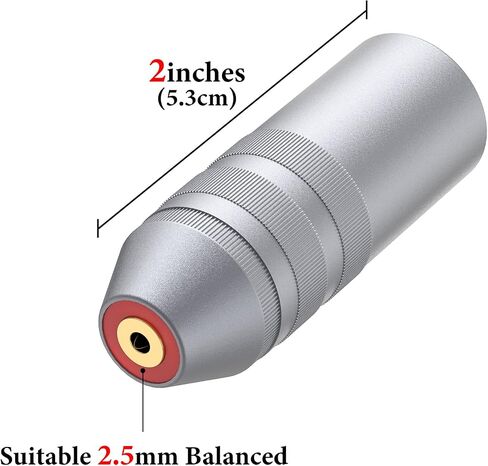 Geekria XLR 4Pin to 4.4mm Balanced Plug Adapter, Aluminum Alloy Pure Copper Conversion Audio Plug, Compatible with Players, Amplifiers, Microphones in Saudi Arabia