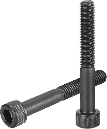 uxcell Hex Socket Bolts (M3-0.5x45), Grade 12.9 Carbon Steel Hex Socket Drive Screws, Black, 30 Pcs in Saudi Arabia
