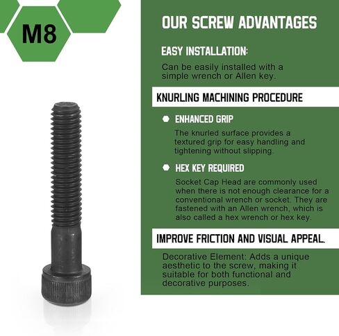 uxcell Hex Socket Bolts (M3-0.5x45), Grade 12.9 Carbon Steel Hex Socket Drive Screws, Black, 30 Pcs in Saudi Arabia