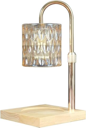 مصباح توينكل ستار لتدفئة الشموع مع مؤقت، تحكم في الارتفاع والسطوع قابل للتعديل - متوافق مع معظم الشموع، مصباح خافت للشموع مع 3 لمبات، سخان شموع معطرة - ذهبي ميدالية in Kuwait