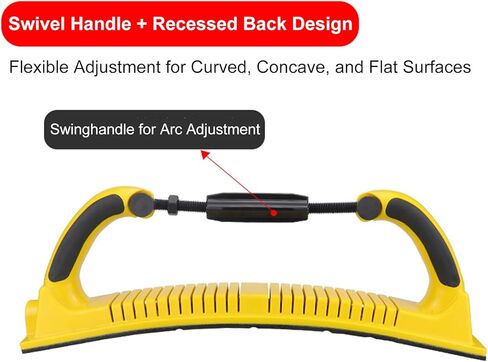 Adjustable Radius Flex Longboard Hand Sanding File Block, 70 x 400mm Hand Sander Dust Extraction Sanding Block with Hook and Loop Backing for Automotive Flocking Sticky in Saudi Arabia