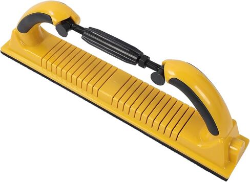 Adjustable Radius Flex Longboard Hand Sanding File Block, 70 x 400mm Hand Sander Dust Extraction Sanding Block with Hook and Loop Backing for Automotive Flocking Sticky in Saudi Arabia
