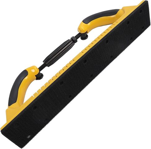 Adjustable Radius Flex Longboard Hand Sanding File Block, 70 x 400mm Hand Sander Dust Extraction Sanding Block with Hook and Loop Backing for Automotive Flocking Sticky in Saudi Arabia
