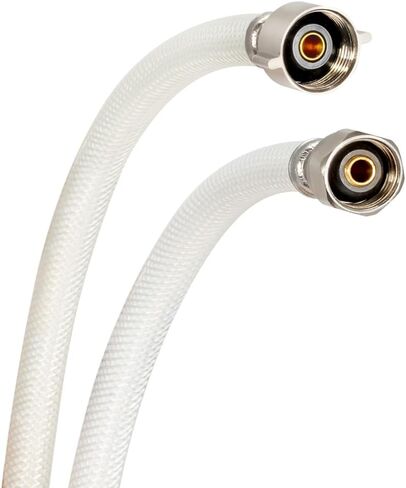 Eastman 20 Inch Flexible Toilet Connector, PVC Supply Hose Line with 7/8 Inch Ballcock Nuts, 1/2 Inch FIP, 48960 in Saudi Arabia