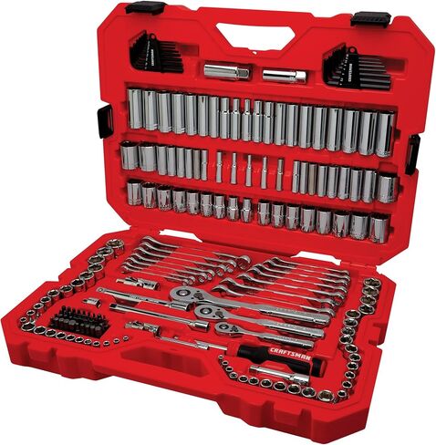 CRAFTSMAN Mechanics Tool Set, 1/4 and 3/8 Inch Drive, 189 Piece (CMMT12134) in Saudi Arabia