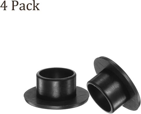 12pcs Nylon Flanged Sleeve Bearings [5mm Bore x 7.1mm OD x 11.5mm Length] Nylon Plastic Bushings for Shaft, White in Saudi Arabia
