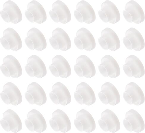 12pcs Nylon Flanged Sleeve Bearings [5mm Bore x 7.1mm OD x 11.5mm Length] Nylon Plastic Bushings for Shaft, White in Saudi Arabia