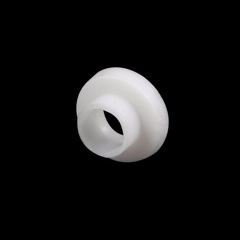 12pcs Nylon Flanged Sleeve Bearings [5mm Bore x 7.1mm OD x 11.5mm Length] Nylon Plastic Bushings for Shaft, White in Saudi Arabia