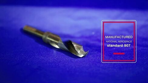 Drill America 22.00mm Reduced Shank Cobalt Drill Bit with 1/2" Shank, D/AMMCO Series in Saudi Arabia