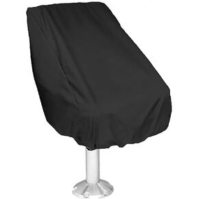 Boat Seat Cover Waterproof Marine Main Engine Speedboat Seat Dust Cover All Season Protection Pontoon Boat Center Console Covers for Fishing Captain’s Chair Seats
