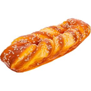LUOZZY Fake Bread Artificial Plait Bread Simulation Realistic Food Imitation Replica Cake Bread Fake Bakery Mousse Fruit Photo Props