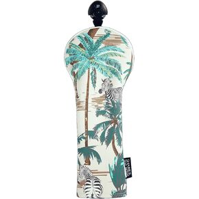 SHABIER Palm Hawaii Safari Jungle, Zebra Golf Head Cover for Head Club