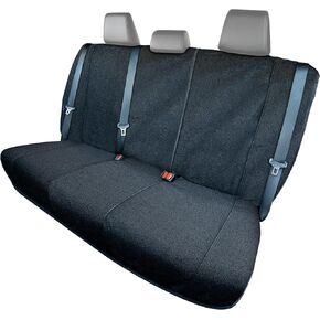 Terry Cloth Sweat Towel Seat Cover; Carseat Towel Protector; Great for Gym Workout; Waterproof; Universal Fit for Car SUV Van Truck; EZ fit; Non Slip Grip; Machine Washable; 2pc Black
