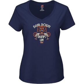 Smack Apparel Bear Down Drink Up T-Shirt for Chicago Football Fans (SM-5XL)