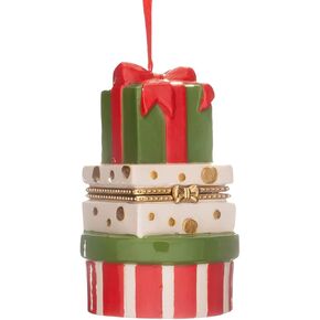 Stacked Presents Trinket Box– Surprise Ornament Box Fill to Gift Money, Jewelry, Engagement Ring