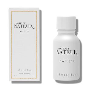 Agent Nateur - holi (c) Natural C Duo Calcium + Vitamin C Powder | Vegan, Non-Toxic, Clean Skincare (.10 oz | 3ml)