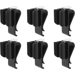Bluecell 6pcs Black Color Golf Bag Clip on Putter Holder Golf Putter Clip