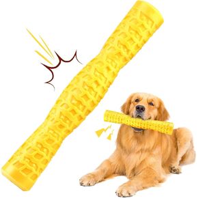 Puppy Chew Toys for Teething 4 Pack Dog Toys for Aggressive Chewers, Tough Dog Bones with Beef/Wood Flavor, Dog Chew Toys for Small/Medium Breed