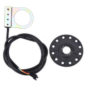Electric Pedal Speed Sensor, 12 Magnets, Mountain PAS System Assistant Sensor, with Dual Magnetic Loop, for All Electric Bikes