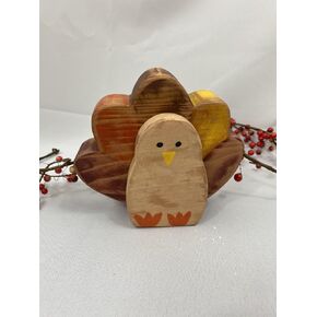 Turkey Shelf Sitter, Rustic Thanksgiving Decor, Primitive Turkey, Wooden Fall Decor, Fall Decor Gift, Hostess Gift Ideas